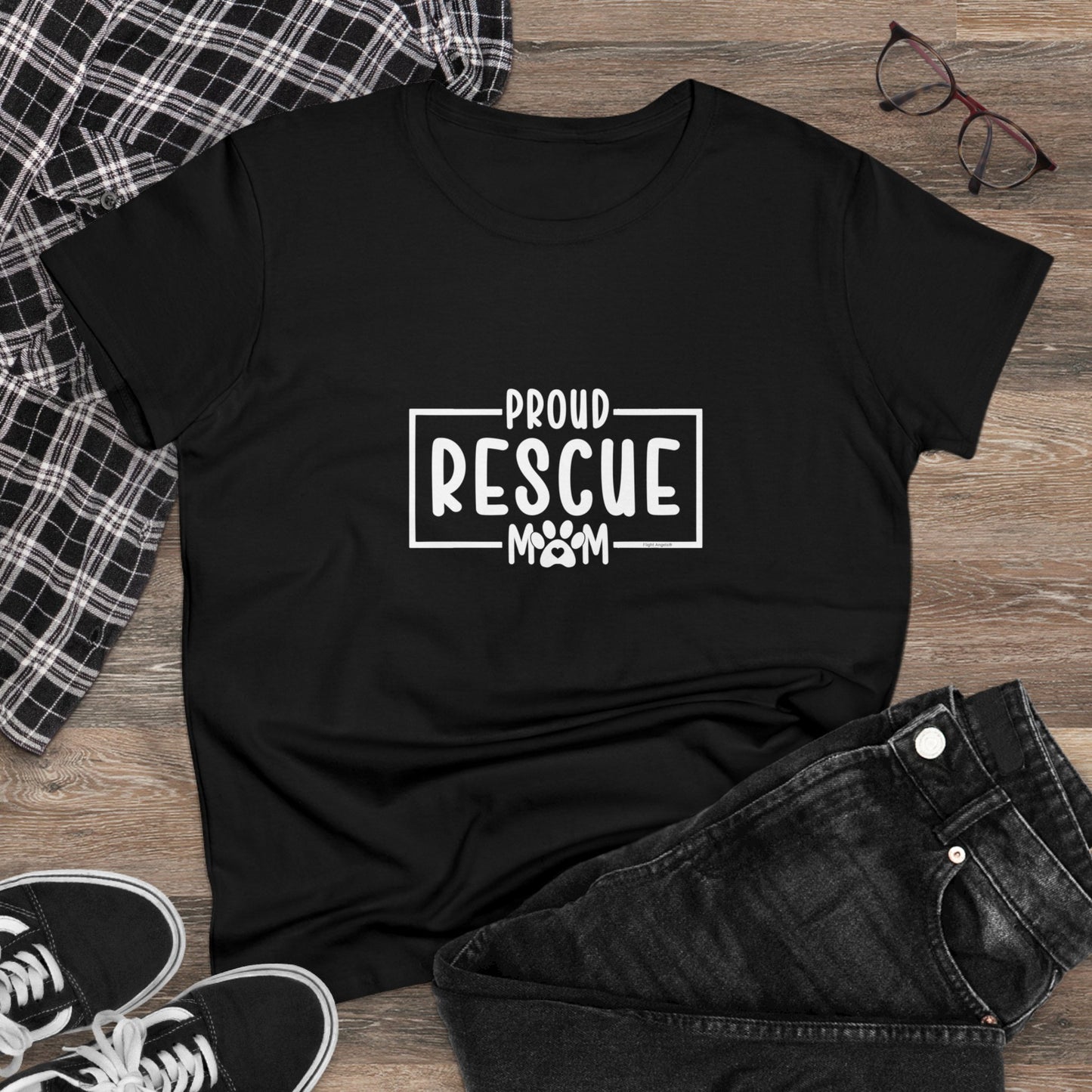 Proud Rescue Mom Women's Tee