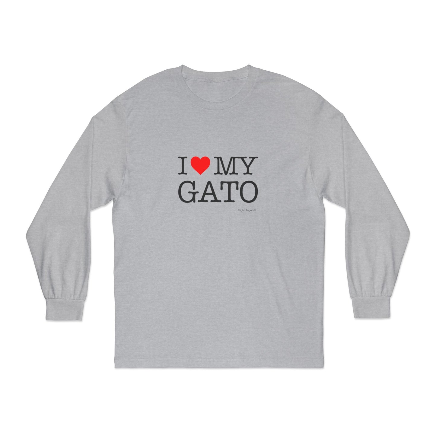 I Love My Gato Unisex Long Sleeve Tee