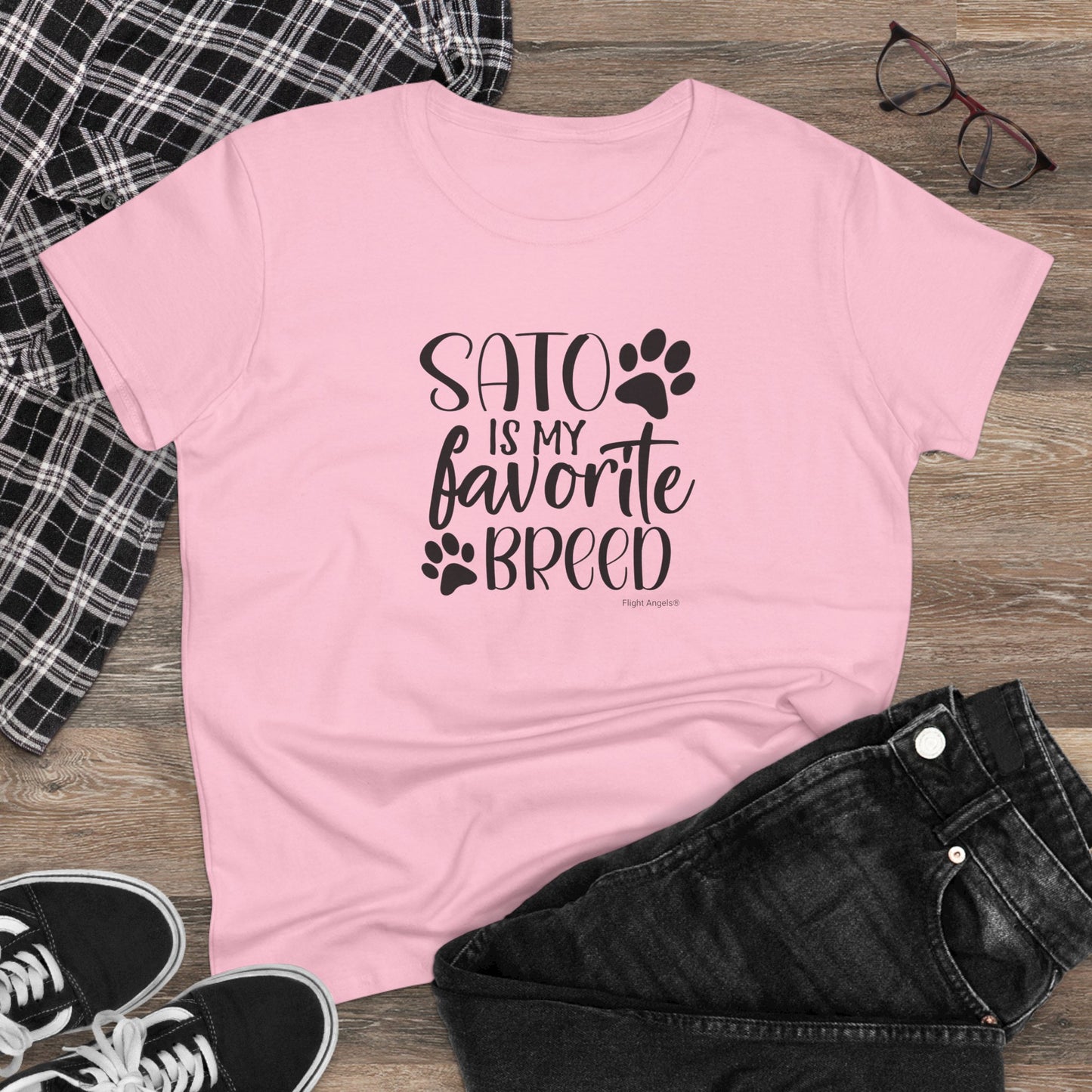 Sato is my favorite breed Women's Tee