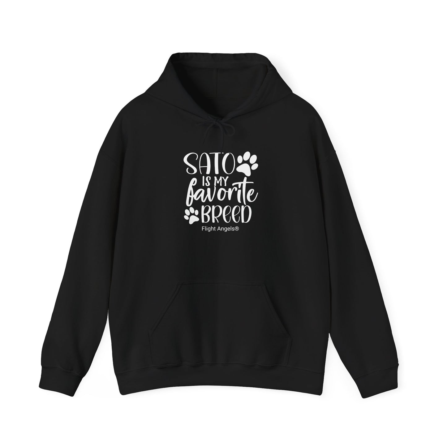 Sato is My Favorite Breed Unisex Hooded Sweatshirt - Flight Angels®