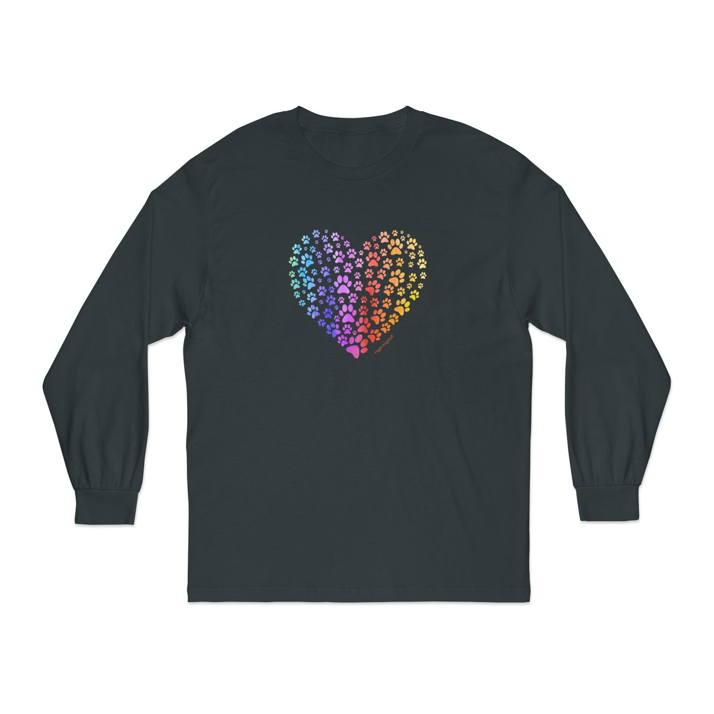 Paw Heart Unisex Long Sleeve Tee