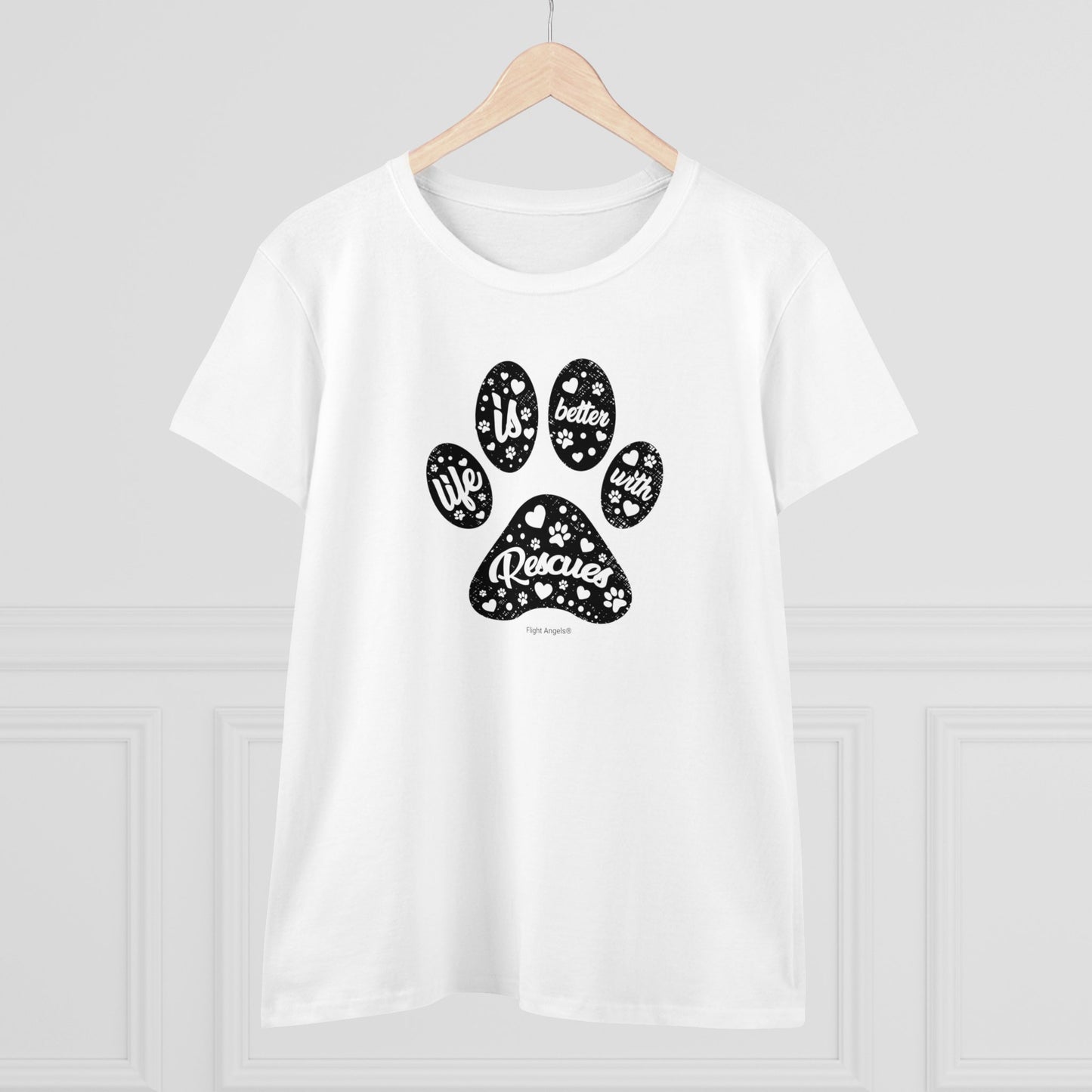 Life is Better with Rescues Women's Tee
