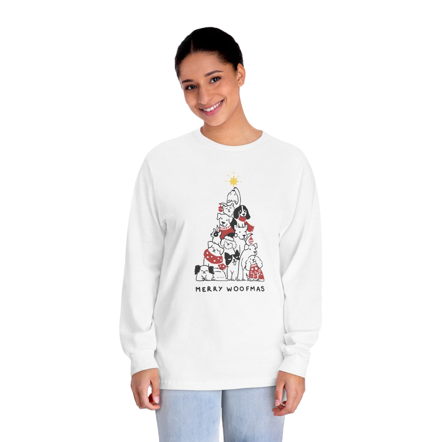 Merry Woofmas Unisex Long Sleeve Tee
