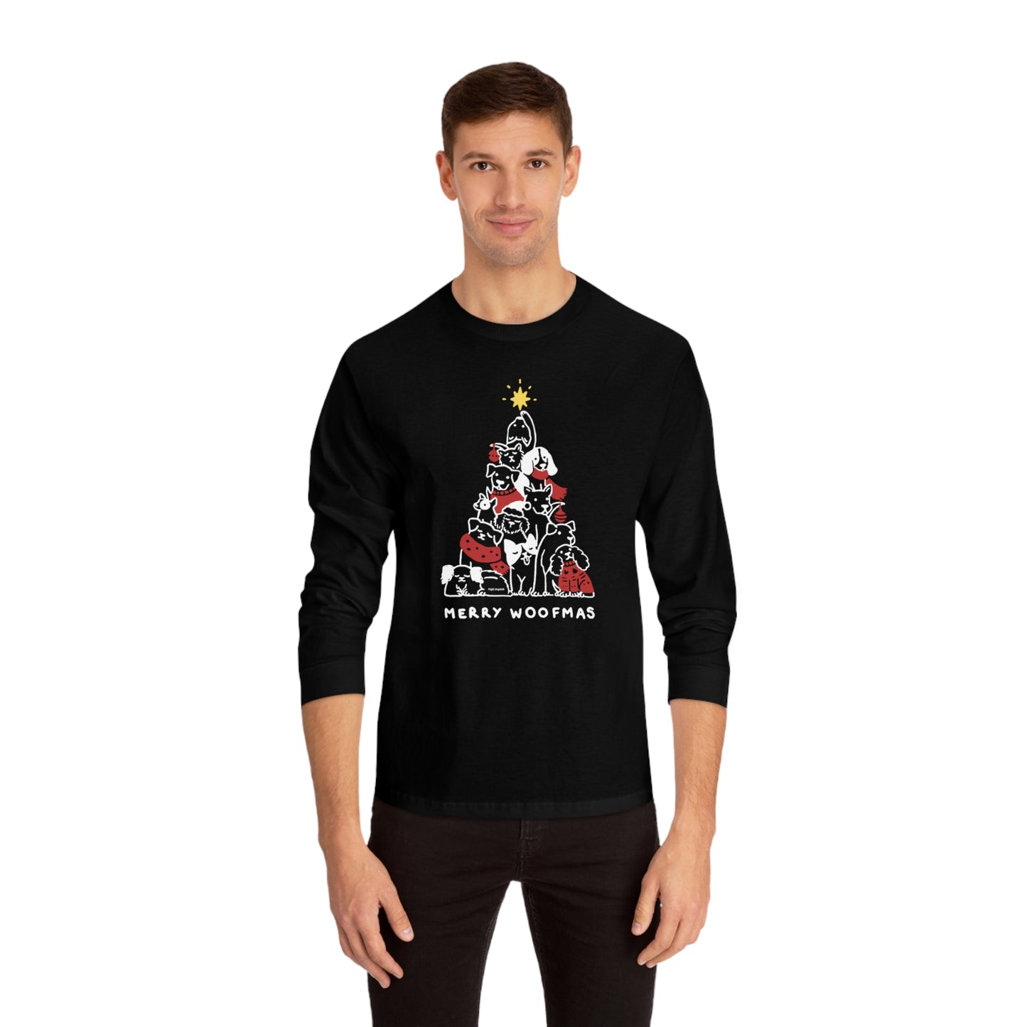 Merry Woofmas Unisex Long Sleeve Tee