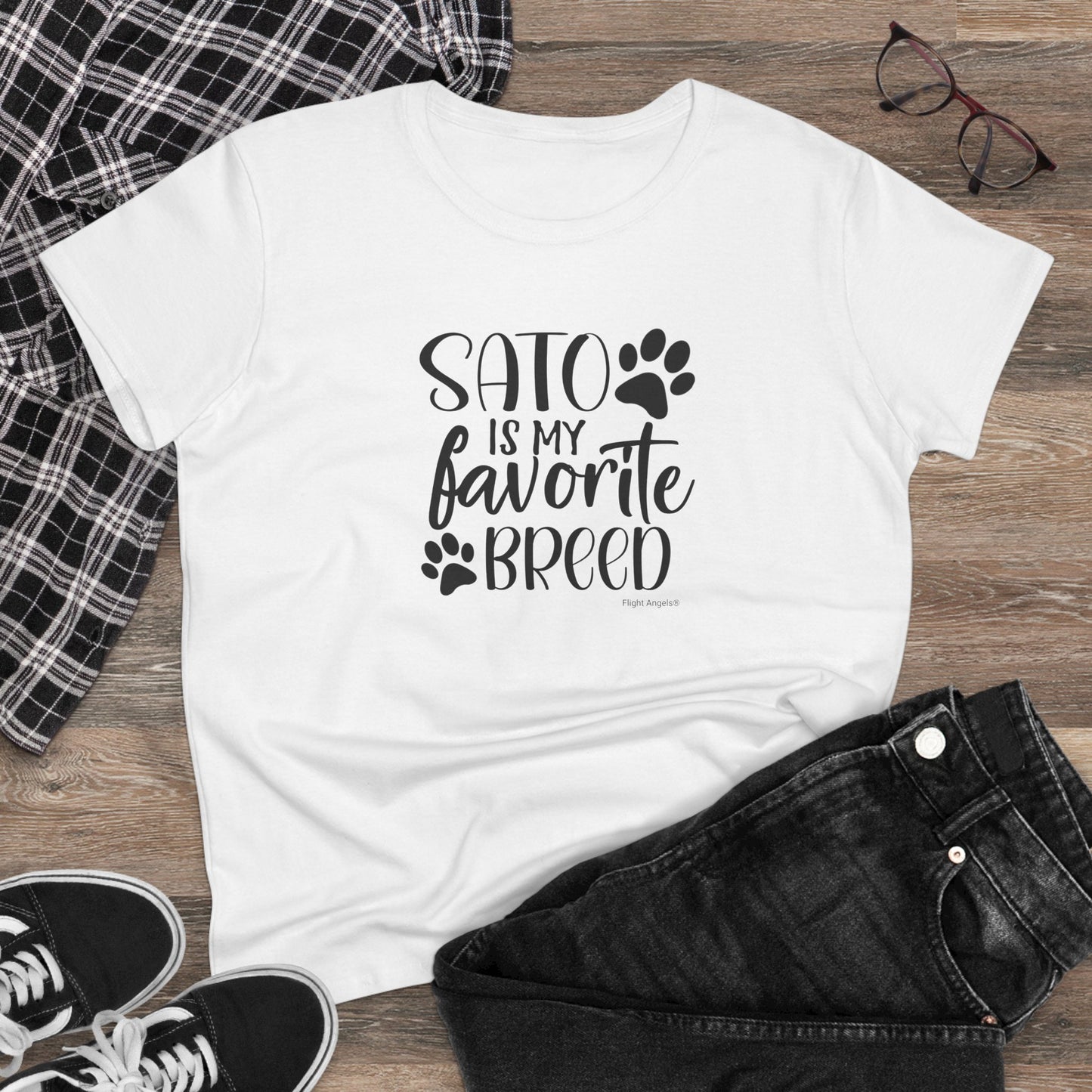 Sato is my favorite breed Women's Tee