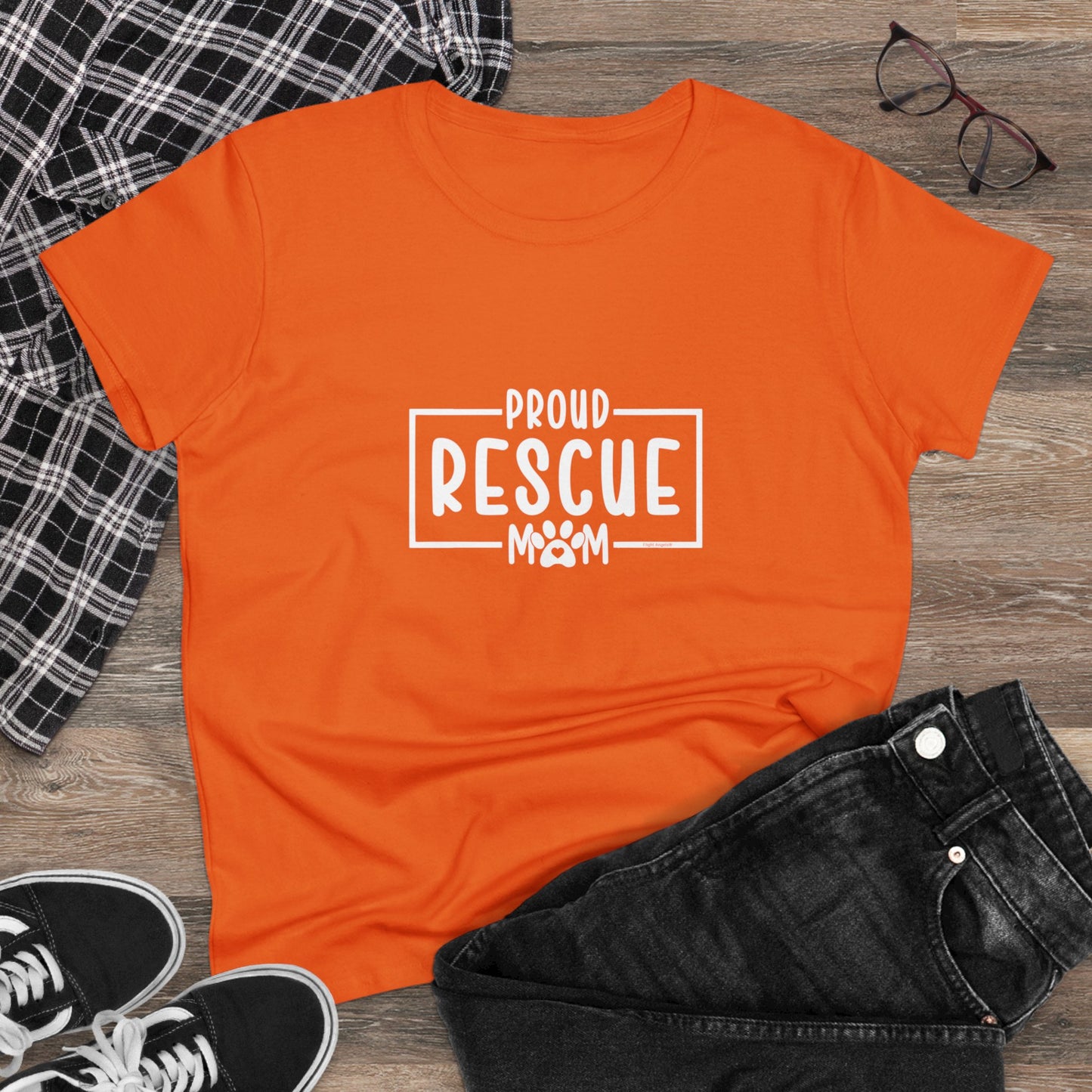Proud Rescue Mom Women's Tee
