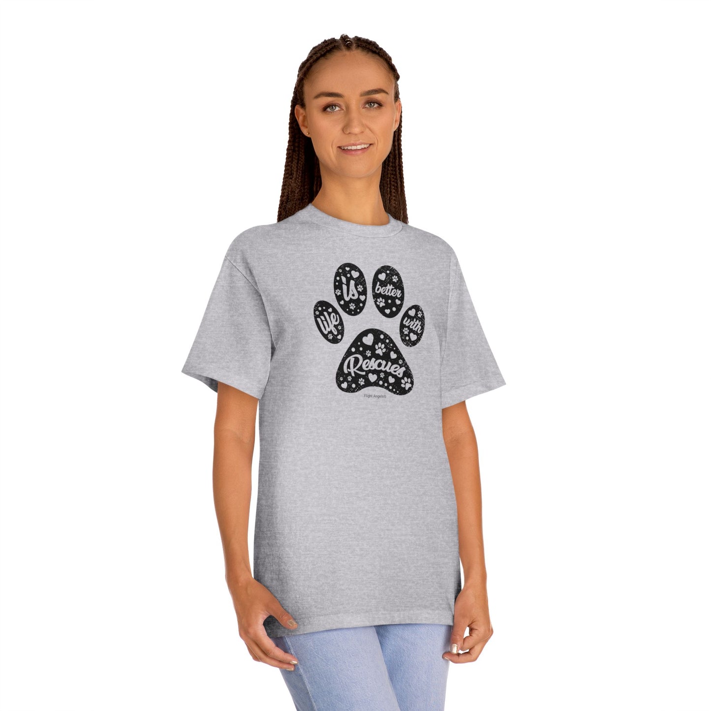 Life is Better with Rescues Unisex Classic Tee