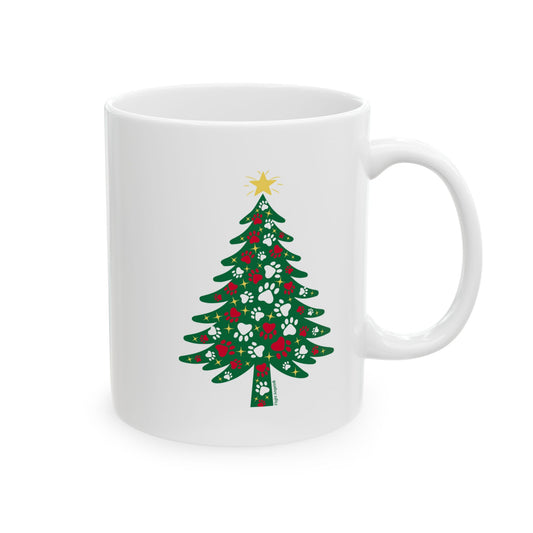 Paw Tree Ceramic Mug 11oz