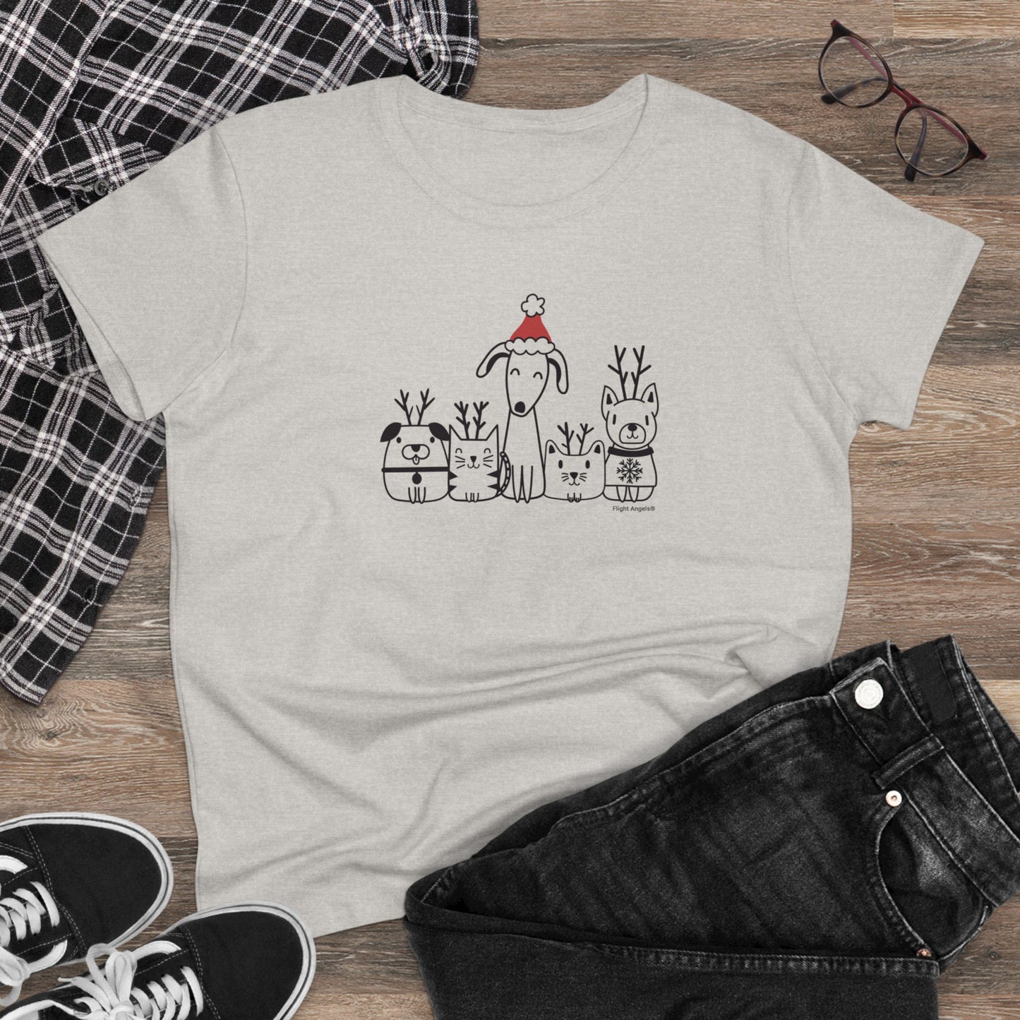 Holiday Pets Women's Tee