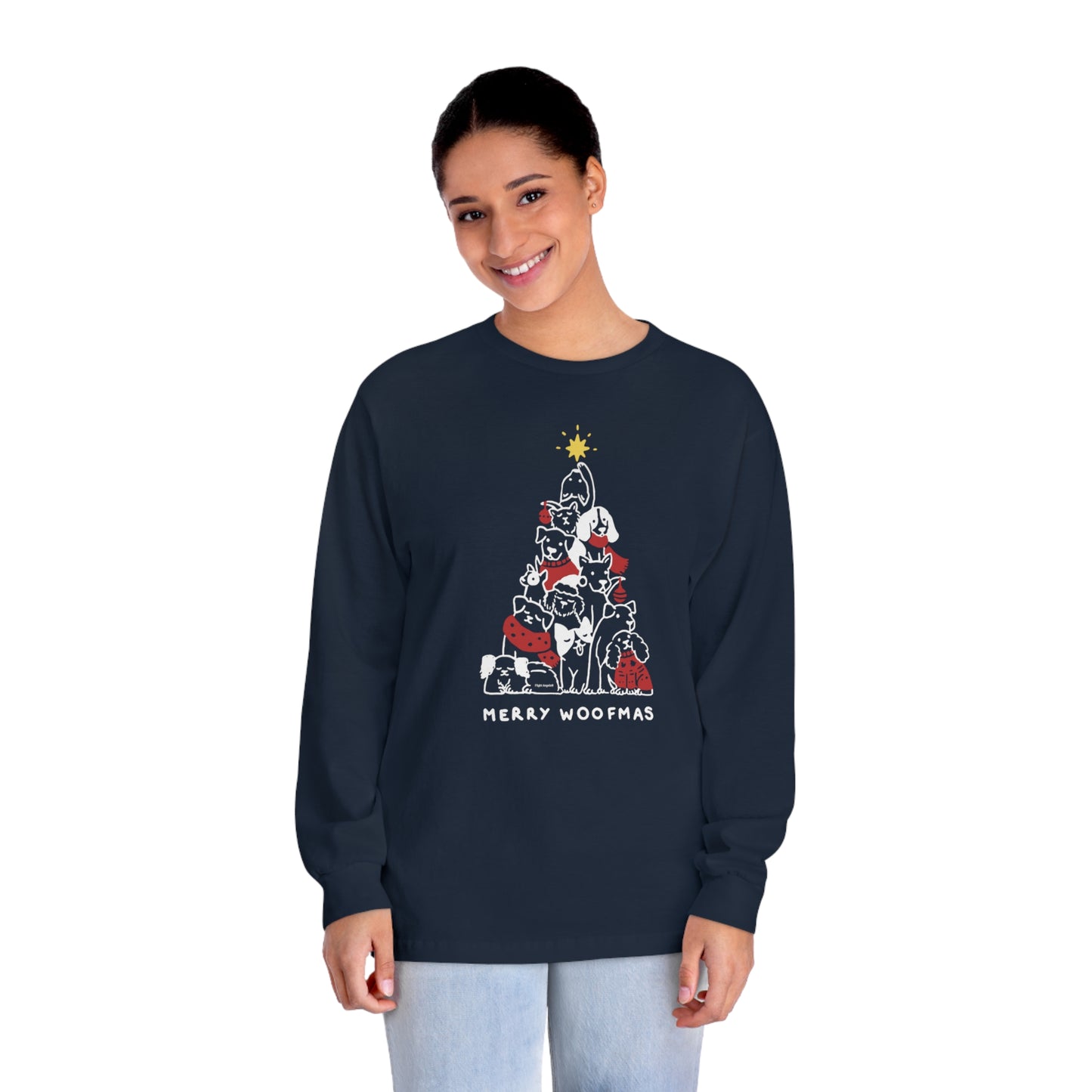 Merry Woofmas Unisex Long Sleeve Tee