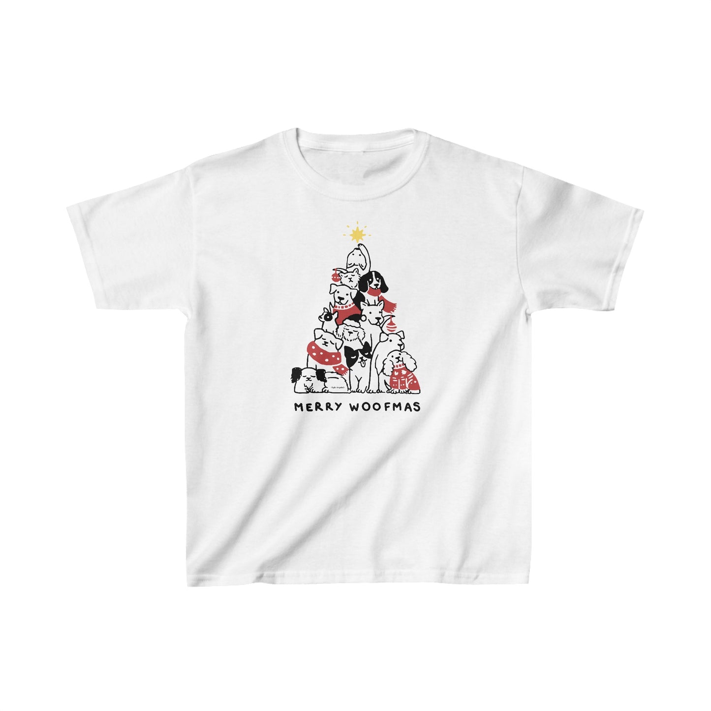 Merry Woofmas Kids Tee