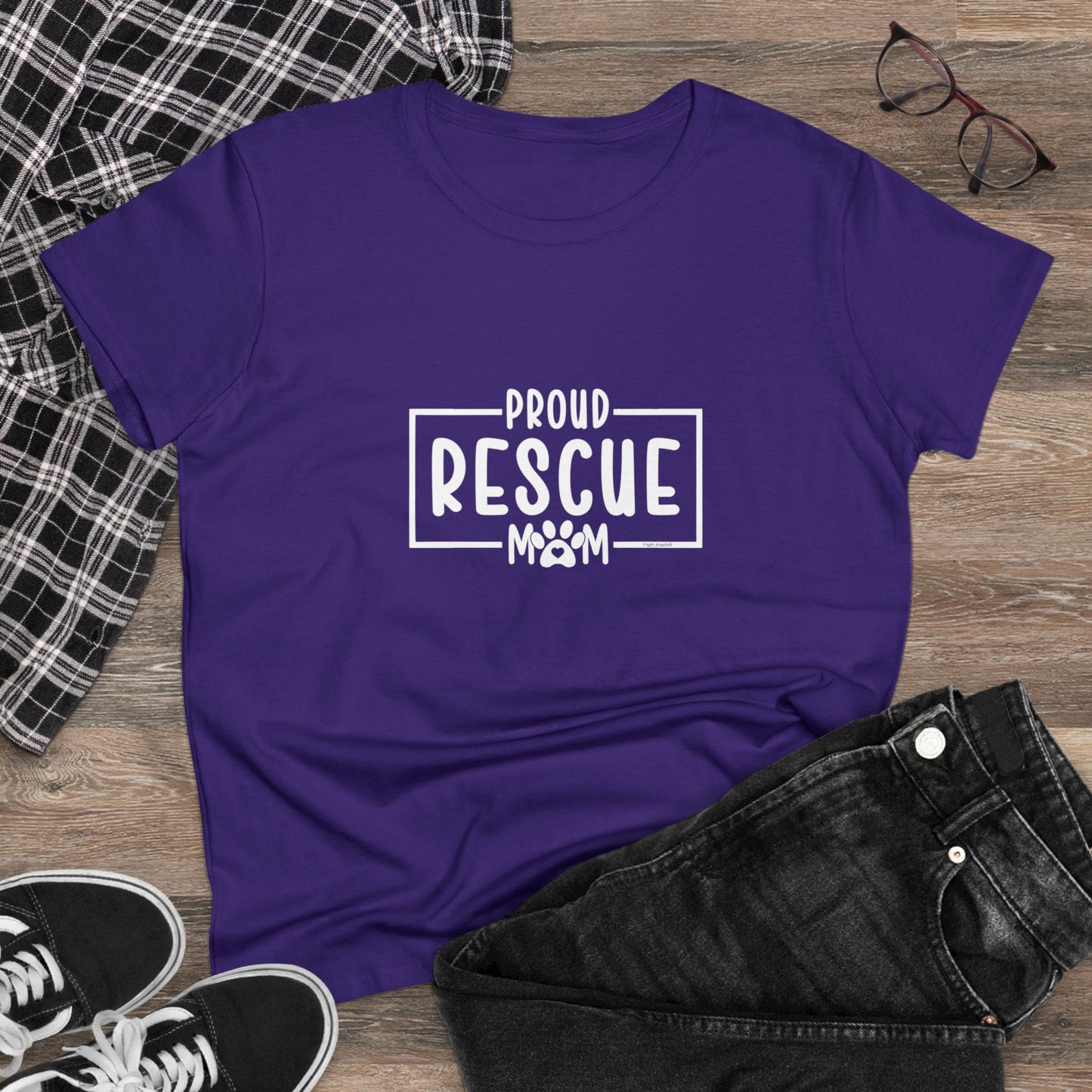 Proud Rescue Mom Women's Tee