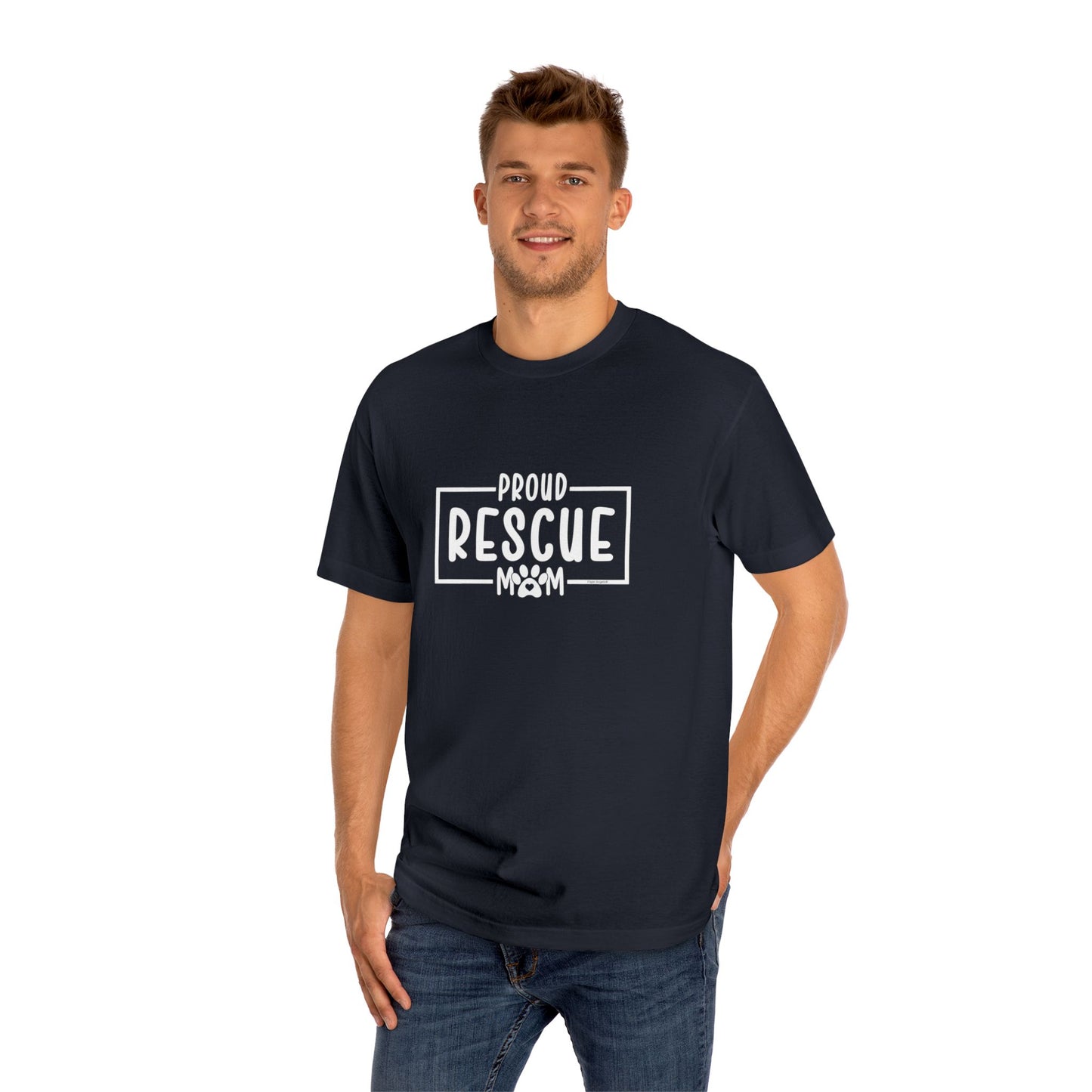 Proud Rescue Mom Unisex Classic Tee