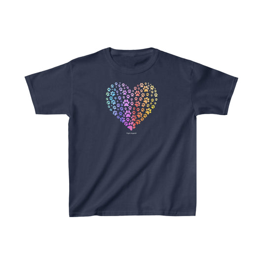 Paw Heart Kids Tee
