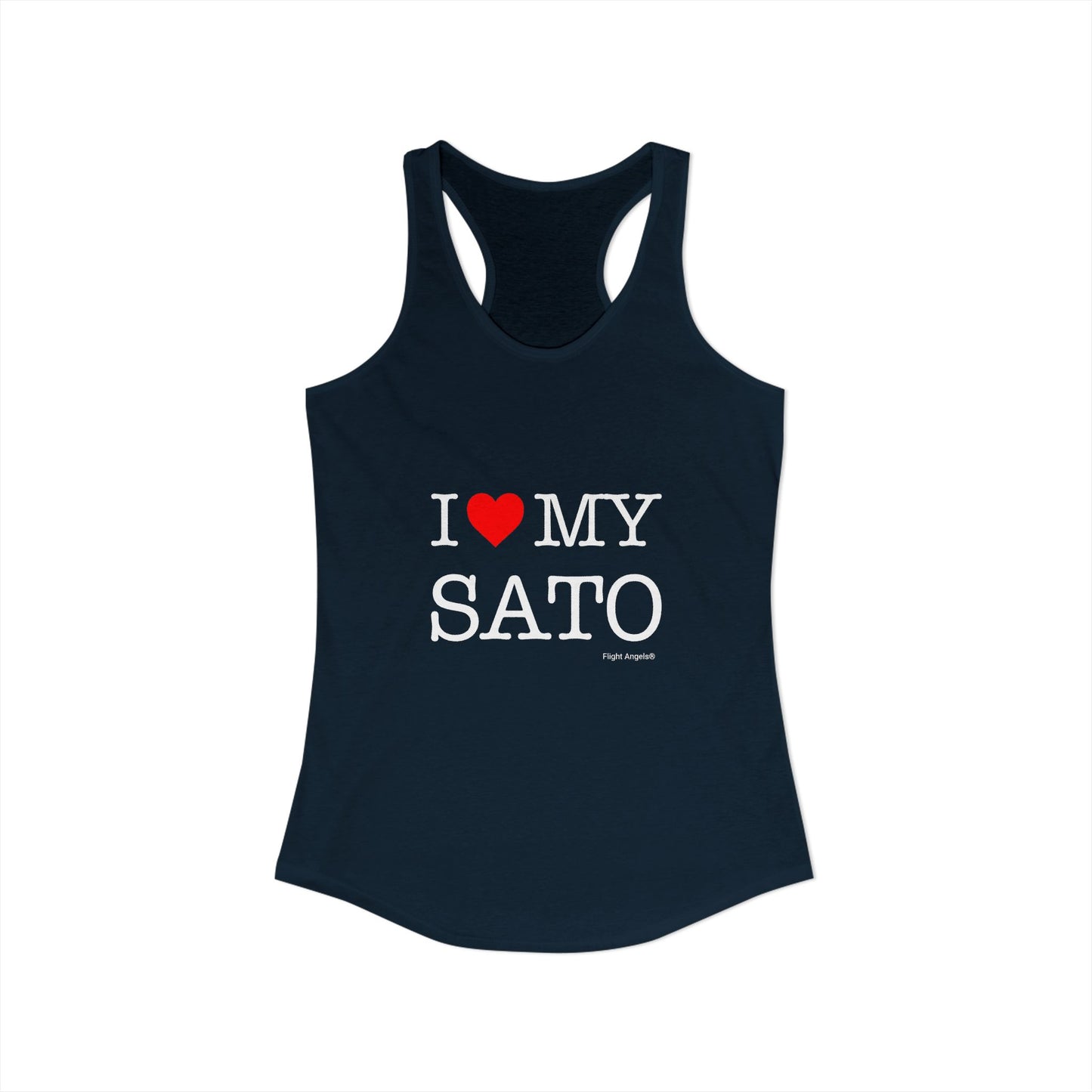 I Love My Sato Women's Racerback Tank