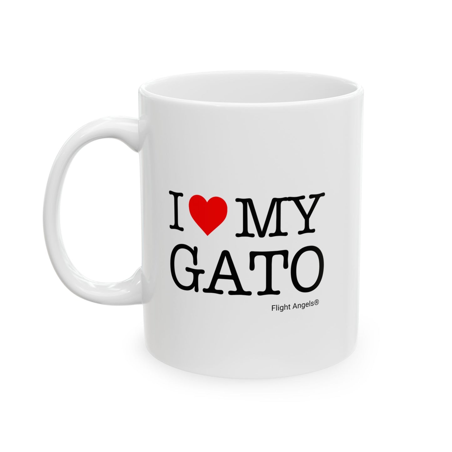 I Love My Gato Ceramic Mug 11oz