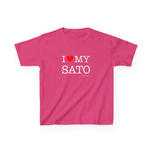 I Love My Sato Kids Tee
