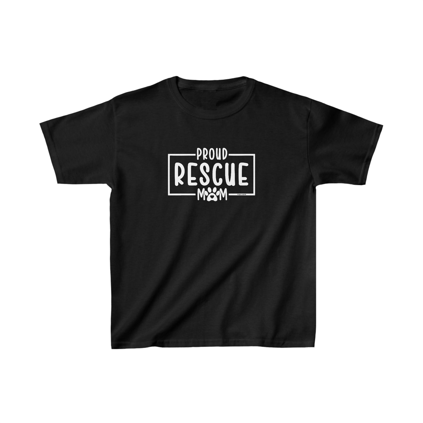 Proud Rescue Mom Kids Tee