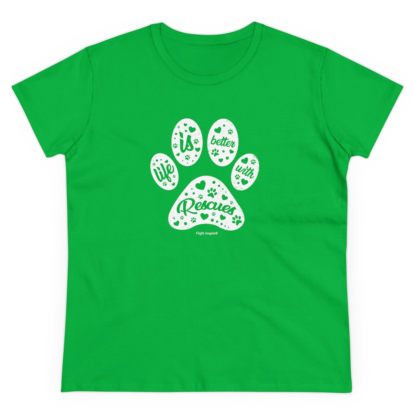 Life is Better with Rescues Women's Tee