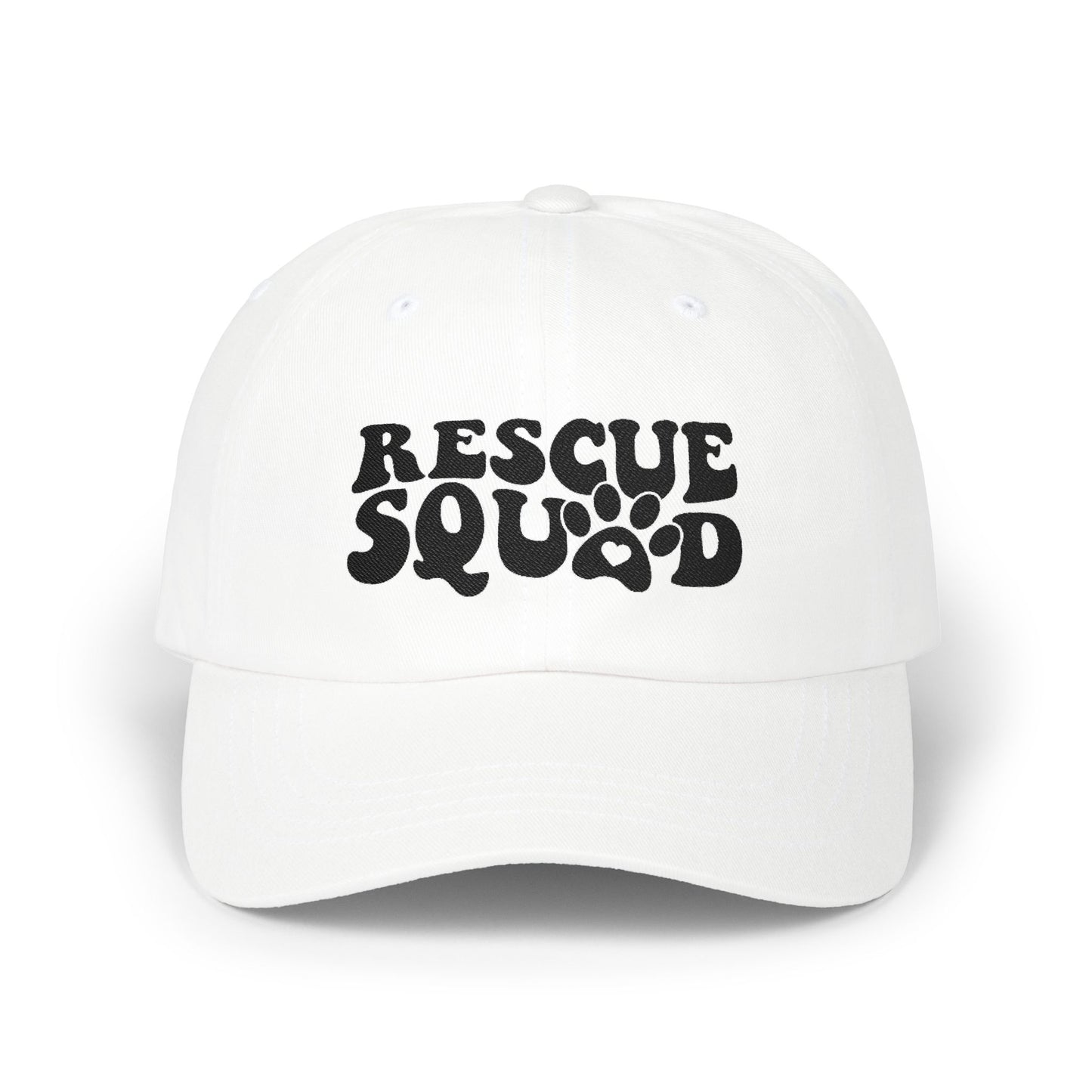 Dad Cap — “Rescue Squad” Paw Print Hat