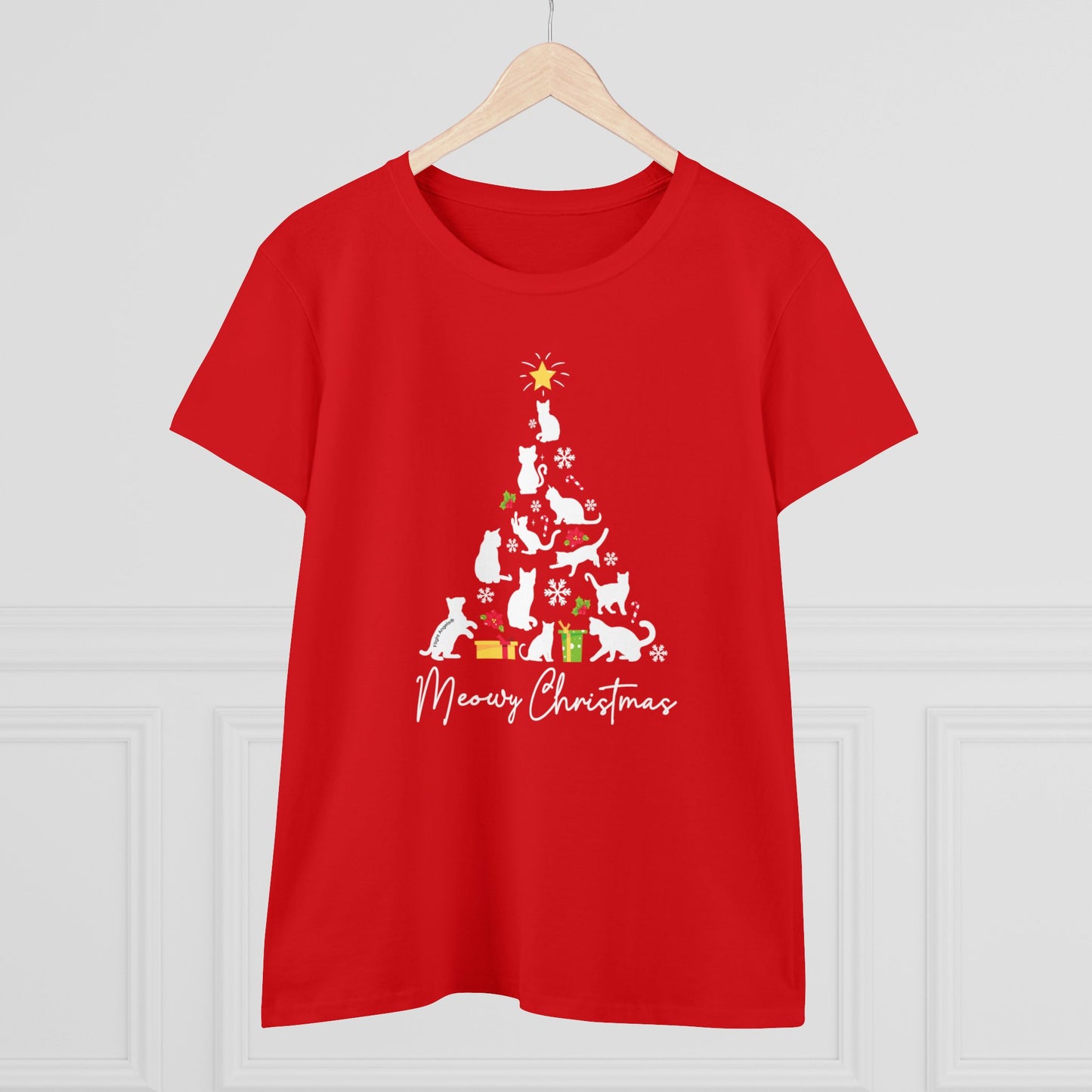 Meowy Christmas Women's Tee