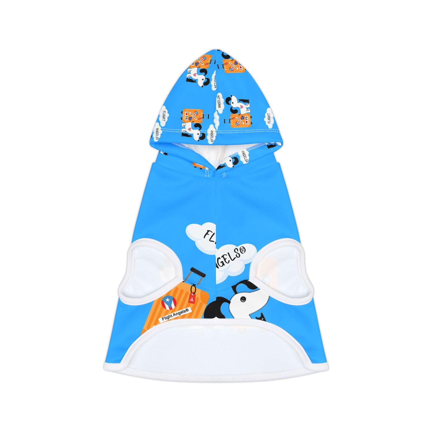 Travel-Themed Pet Hoodie, Dog Sweater, Cute Puppy Apparel, Pet Fashion, Pet Gift Ideas, Travel Accessories for Pets