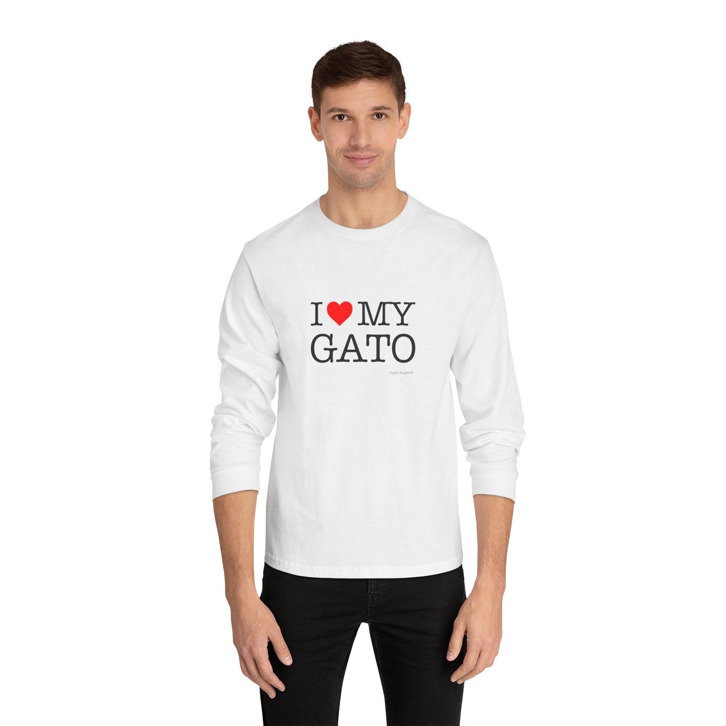 I Love My Gato Unisex Long Sleeve Tee