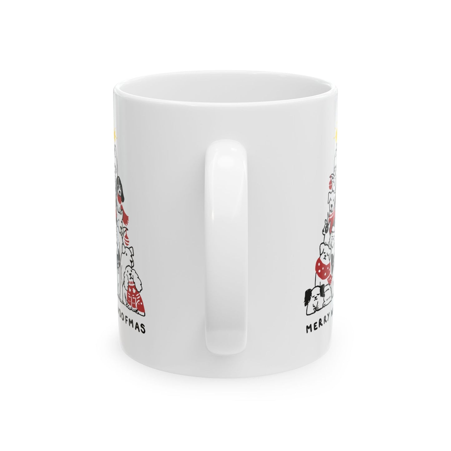 Merry Woofmas Ceramic Mug 11oz
