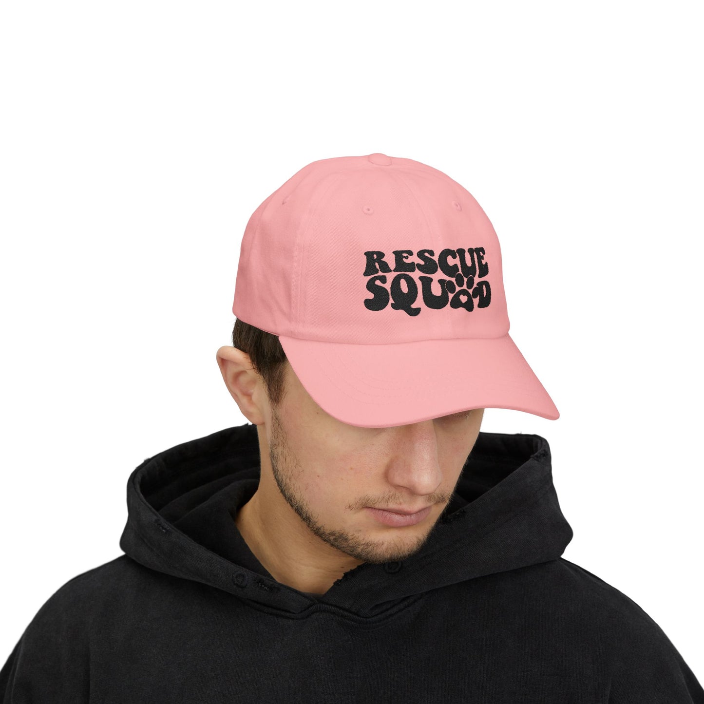 Dad Cap — “Rescue Squad” Paw Print Hat