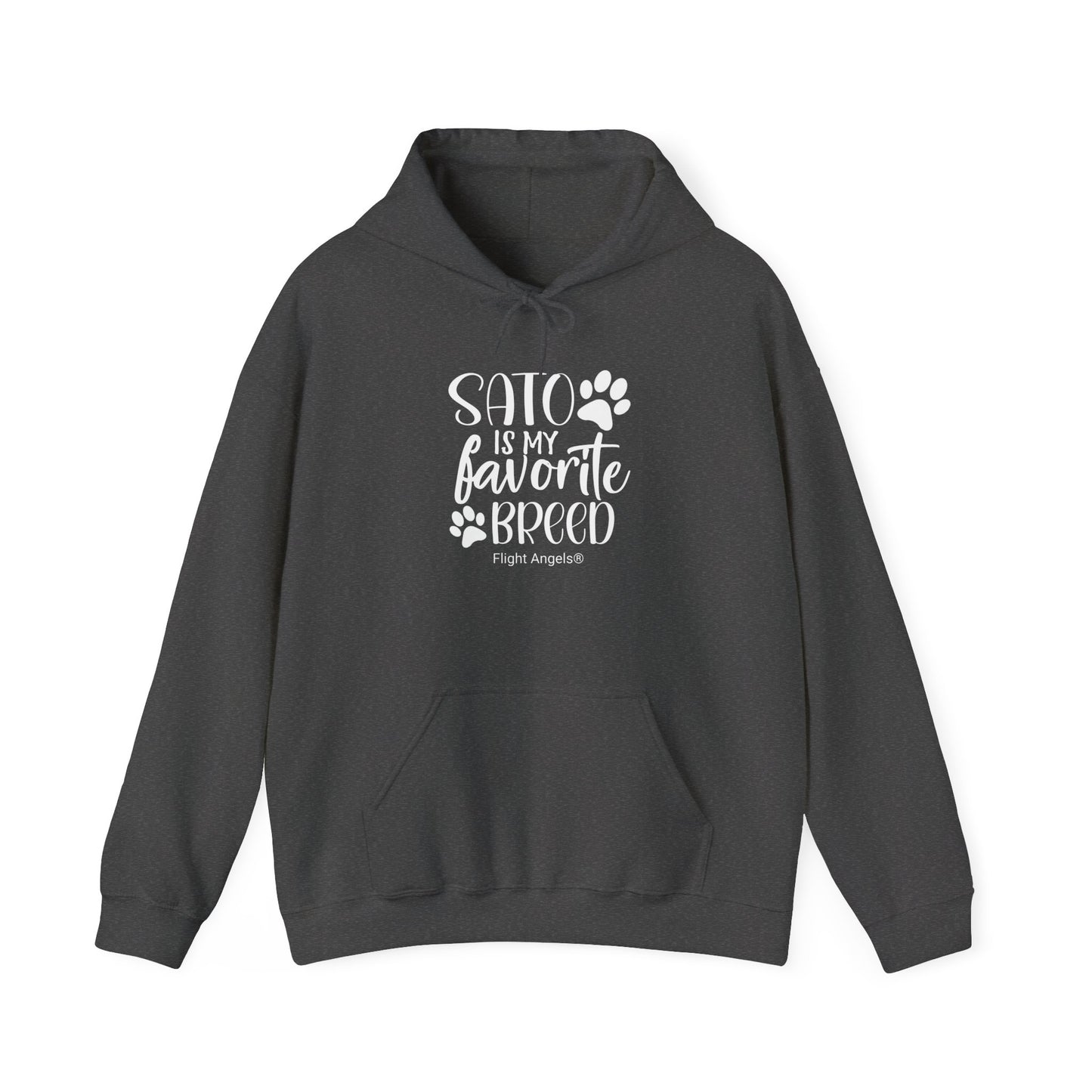 Sato is My Favorite Breed Unisex Hooded Sweatshirt - Flight Angels®
