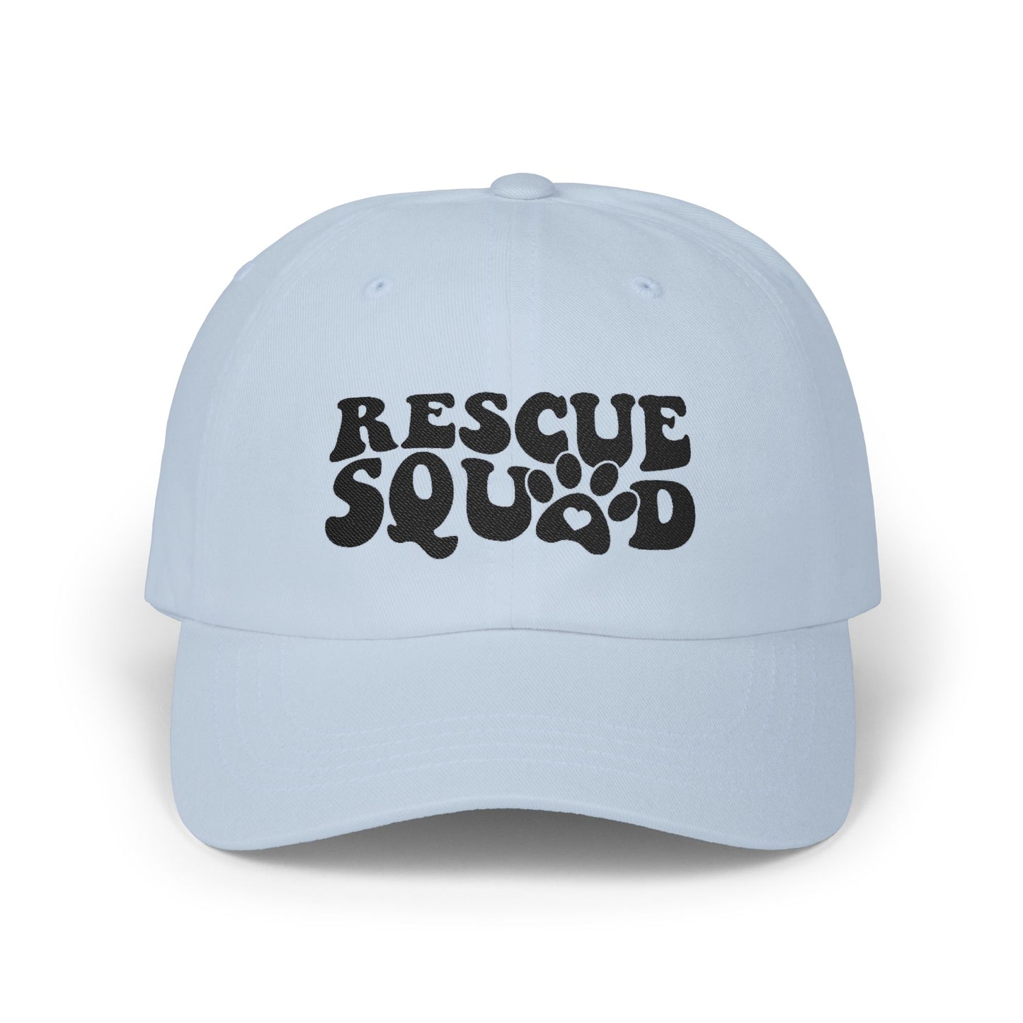 Dad Cap — “Rescue Squad” Paw Print Hat