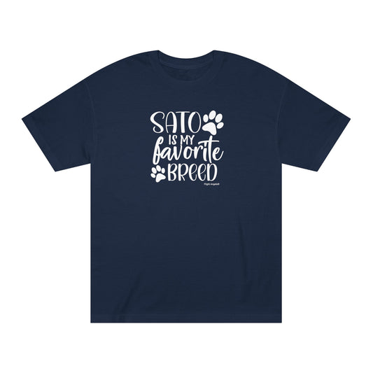 Sato is my favorite breed Unisex Classic Tee