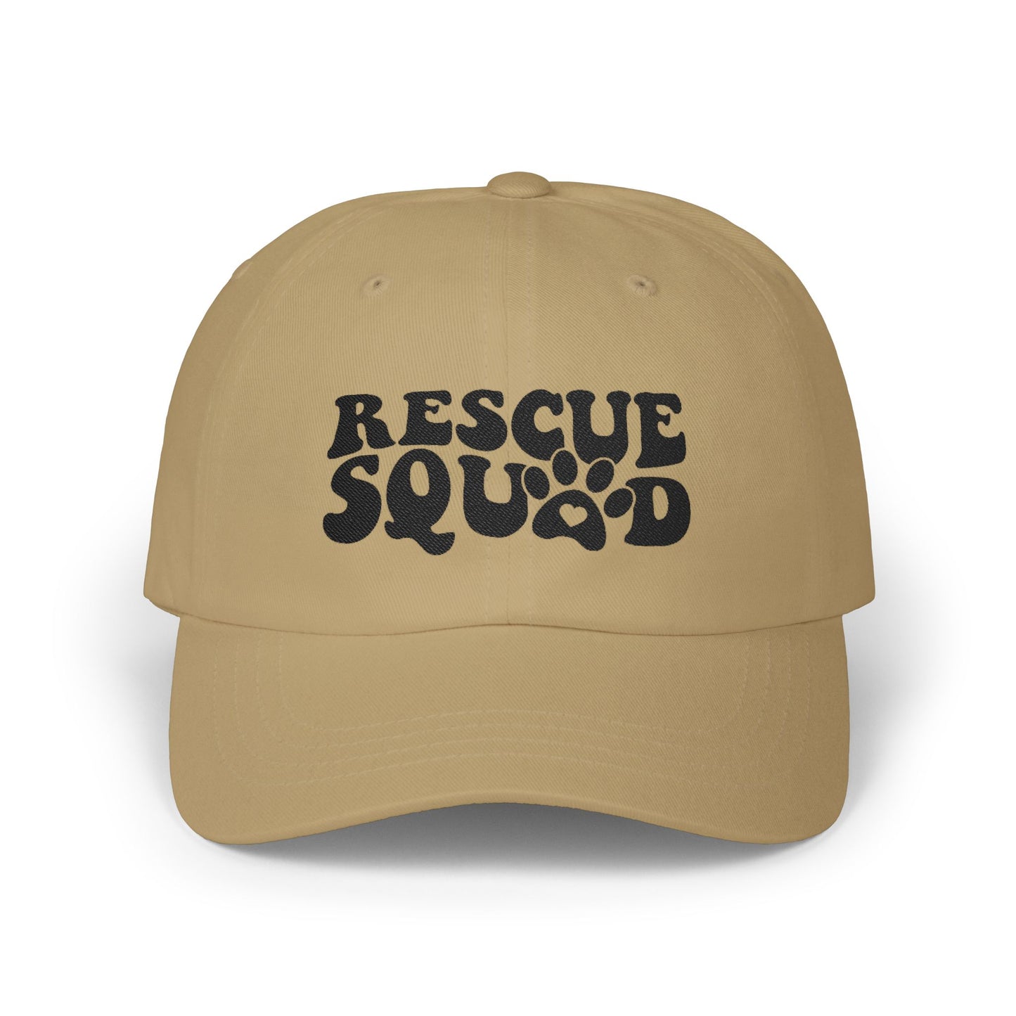 Dad Cap — “Rescue Squad” Paw Print Hat