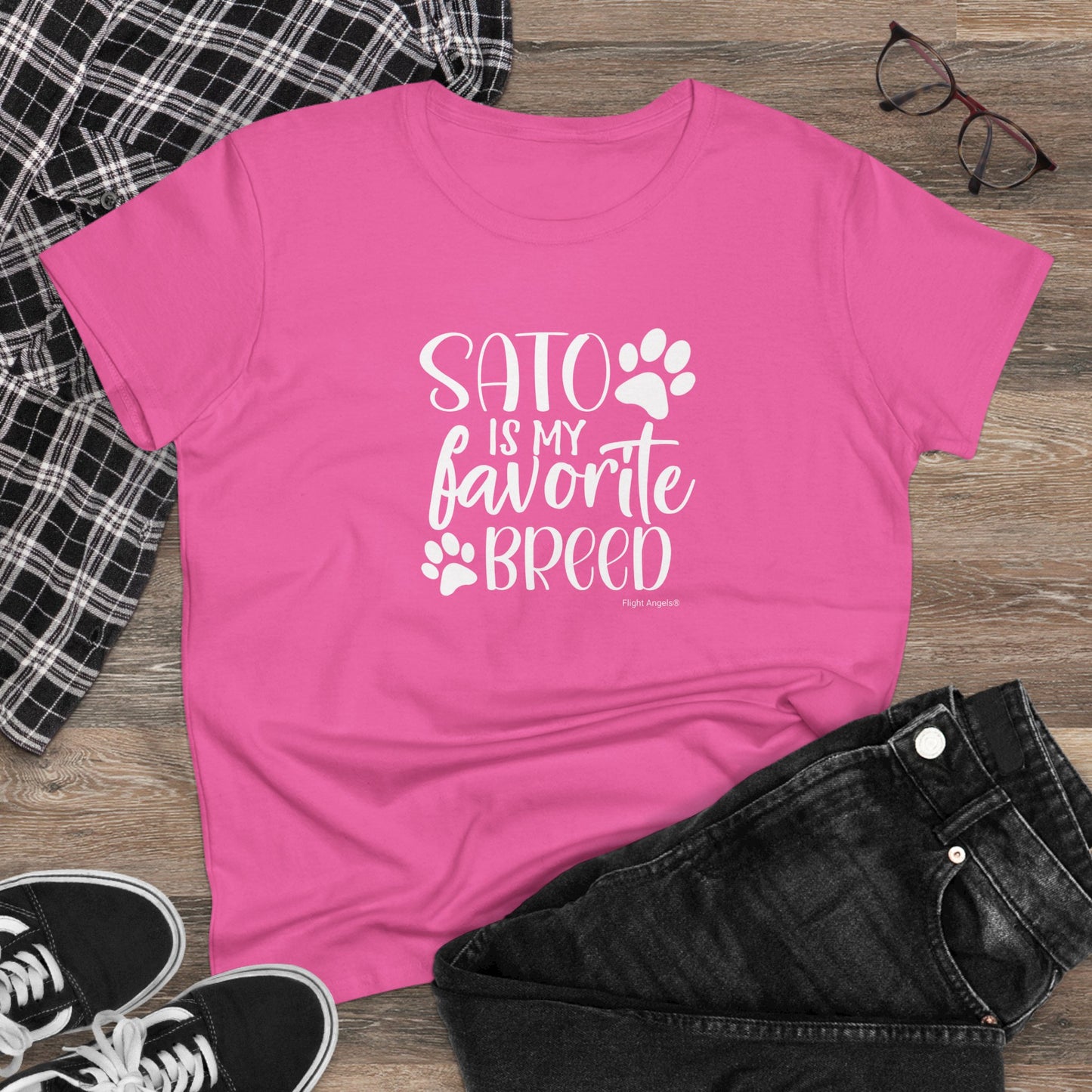 Sato is my favorite breed Women's Tee