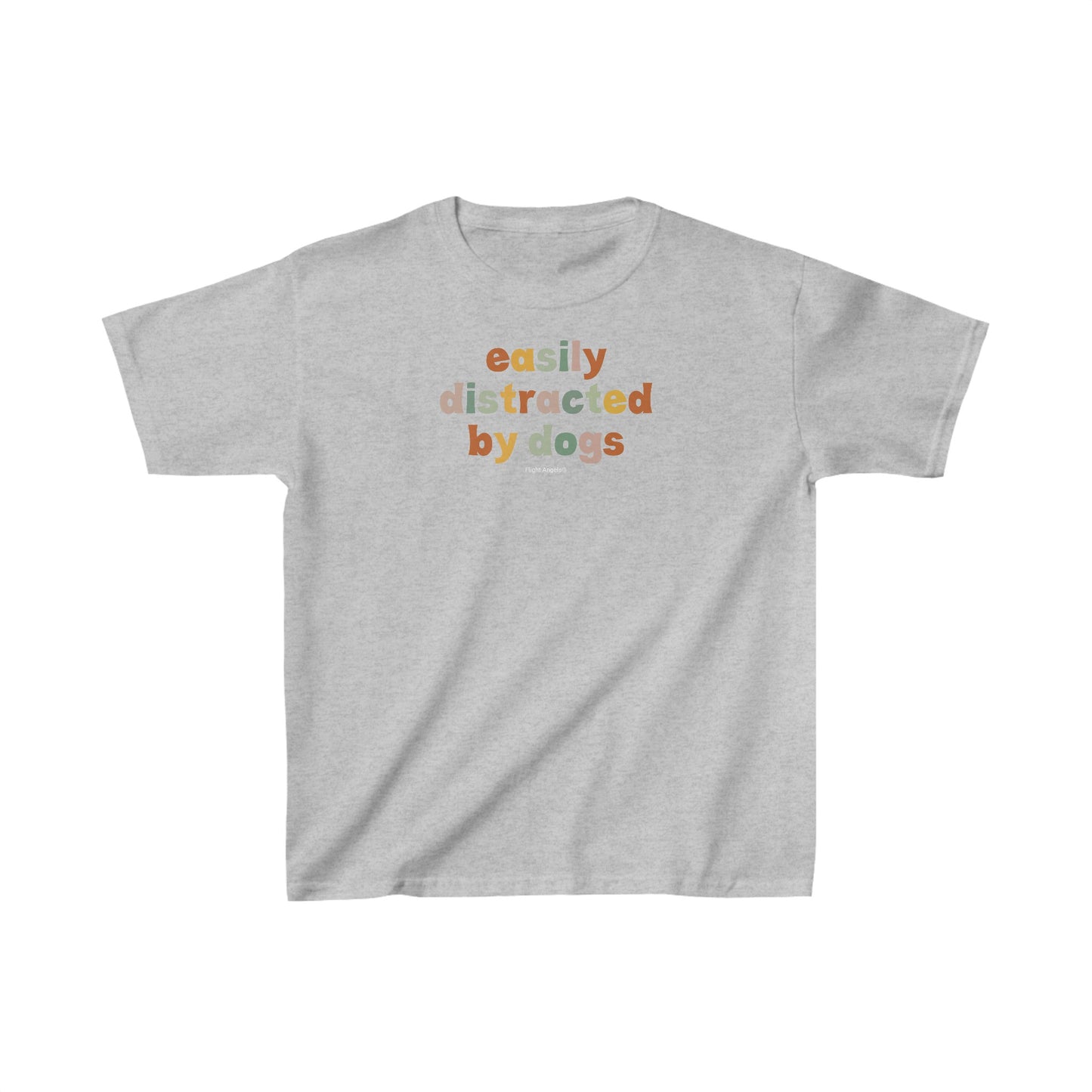 Easily Distracted by Dogs Kids Tee