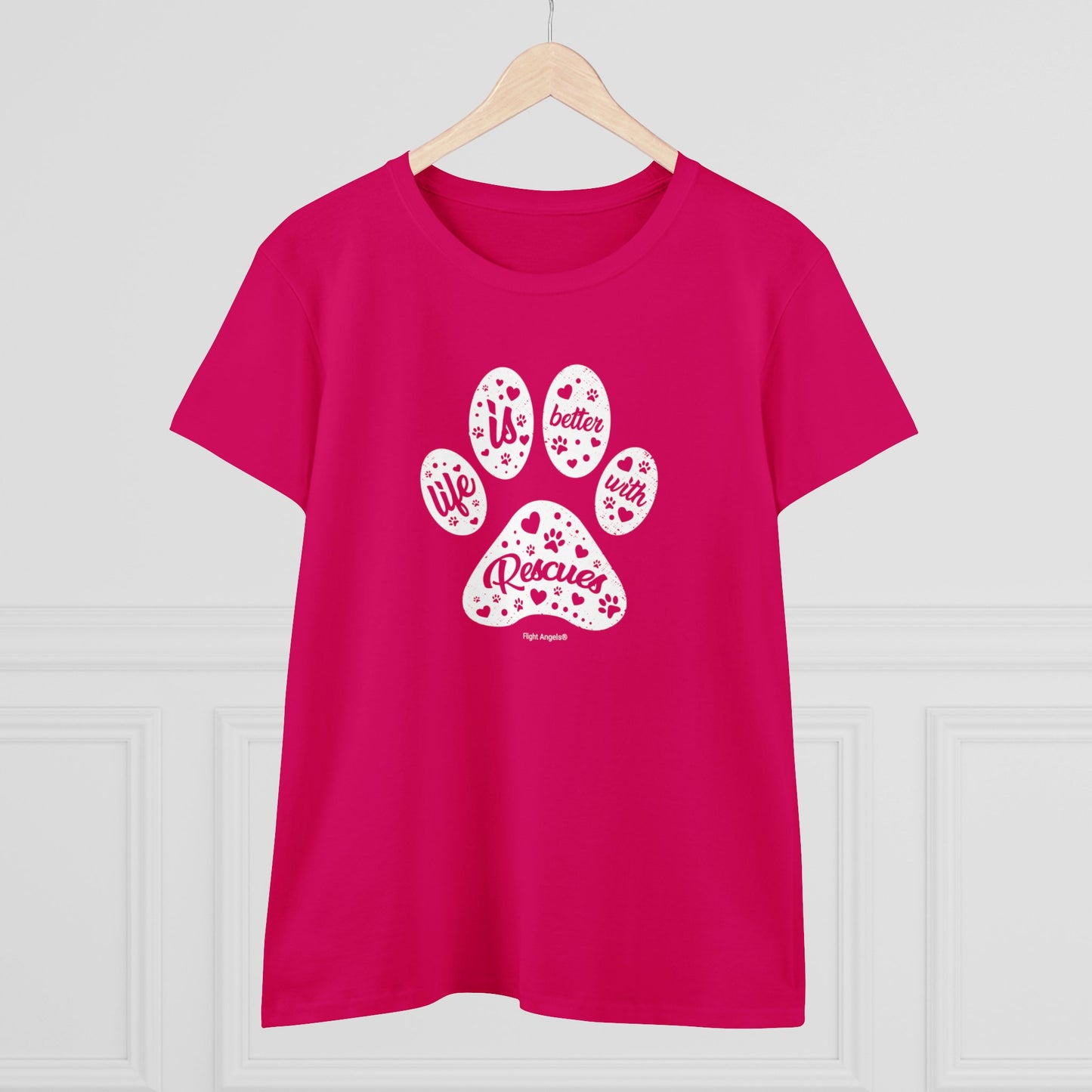 Life is Better with Rescues Women's Tee