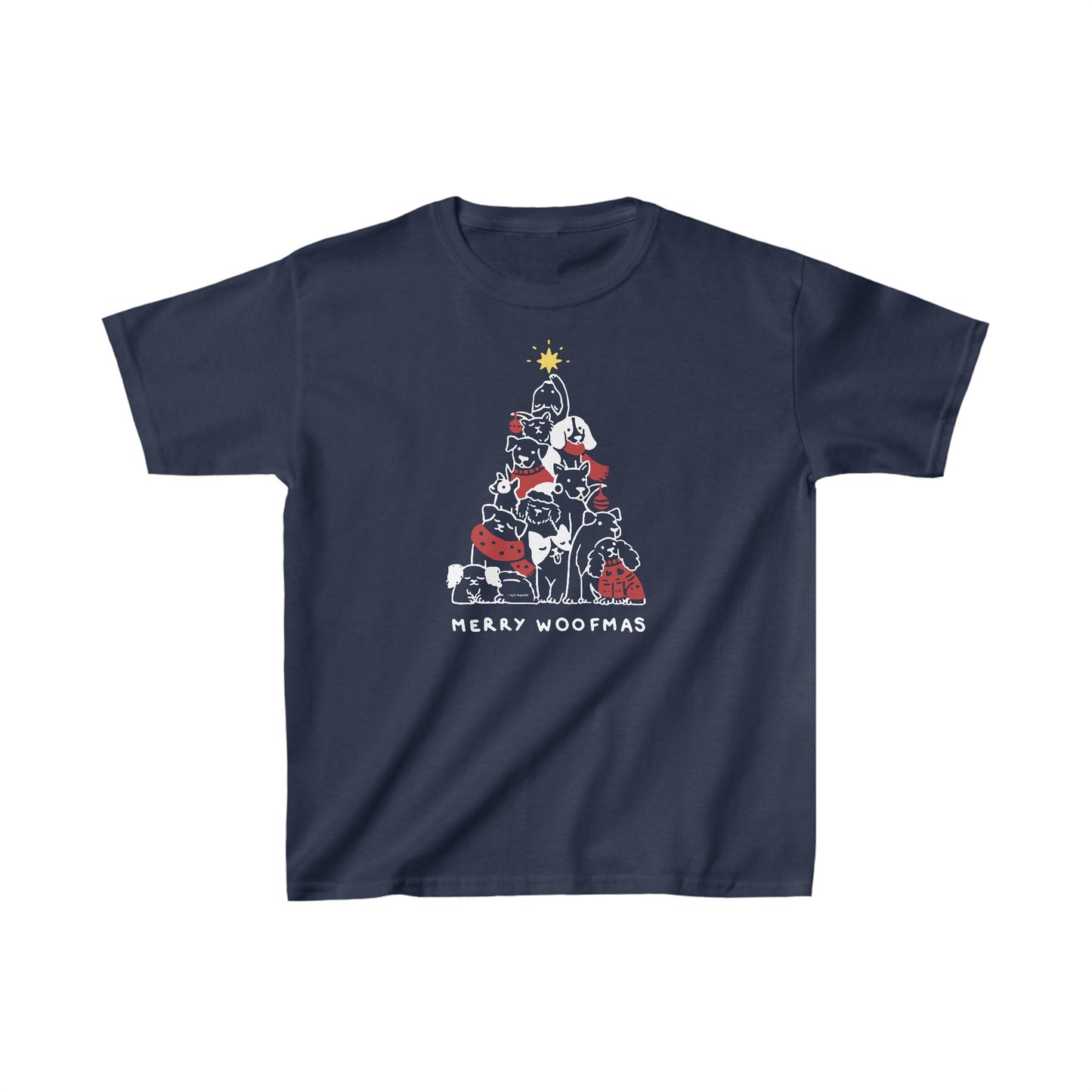 Merry Woofmas Kids Tee