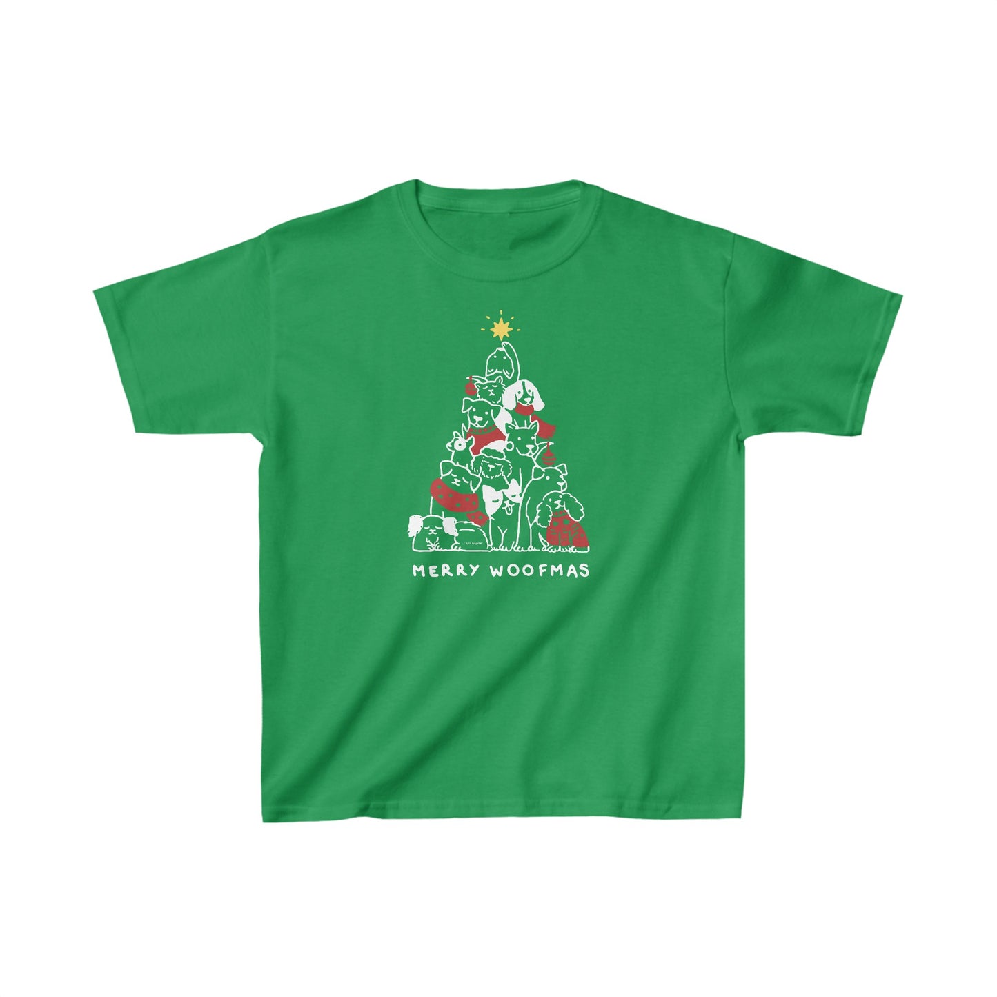 Merry Woofmas Kids Tee