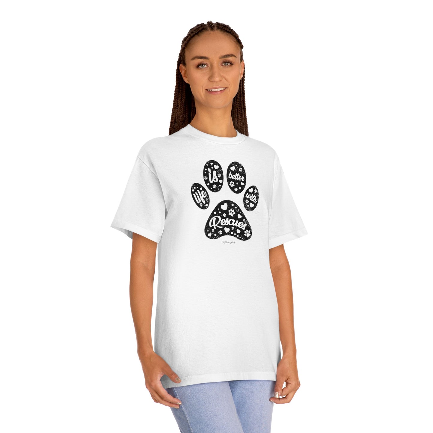 Life is Better with Rescues Unisex Classic Tee