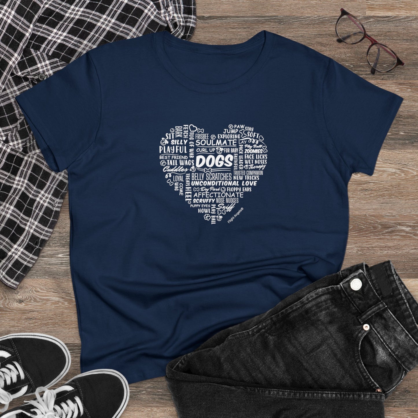 Heart Dogs Women's Tee