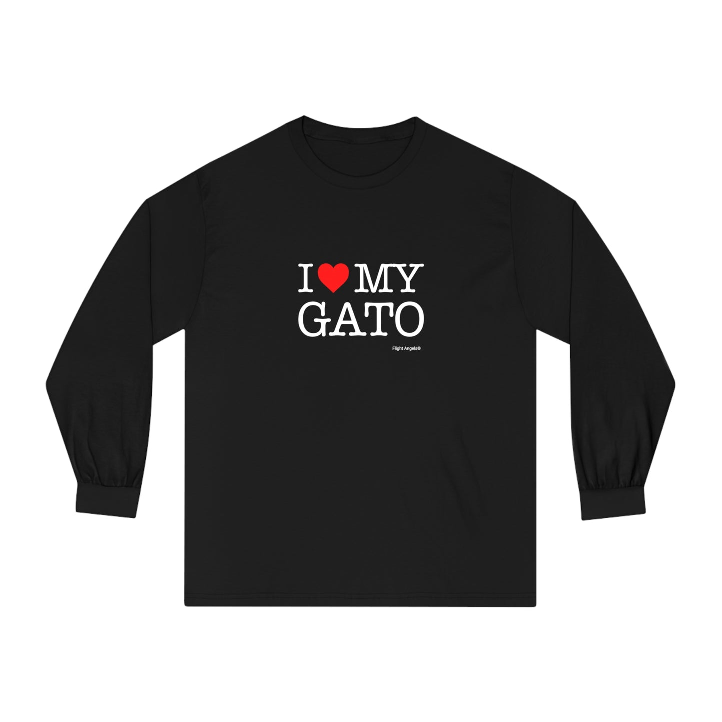 I Love My Gato Unisex Long Sleeve Tee