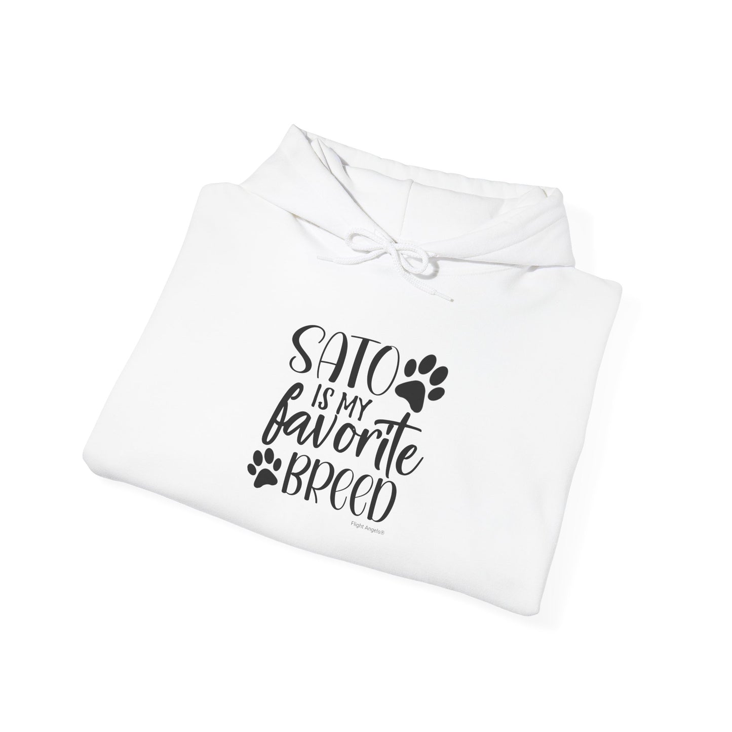 Sato is My Favorite Breed Unisex Hooded Sweatshirt - Flight Angels®