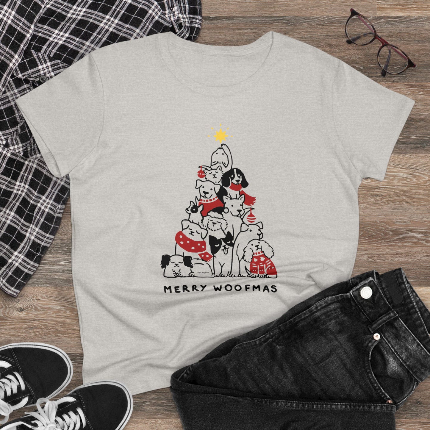 Merry Woofmas Women's Tee