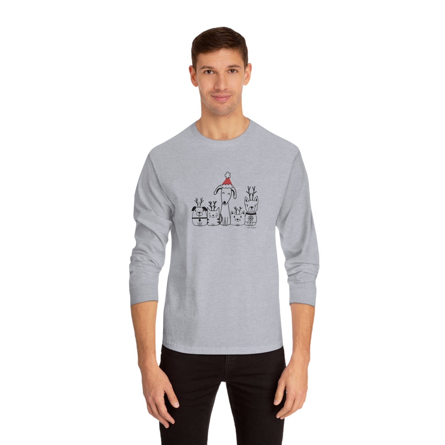 Holiday Pets Unisex Long Sleeve Tee