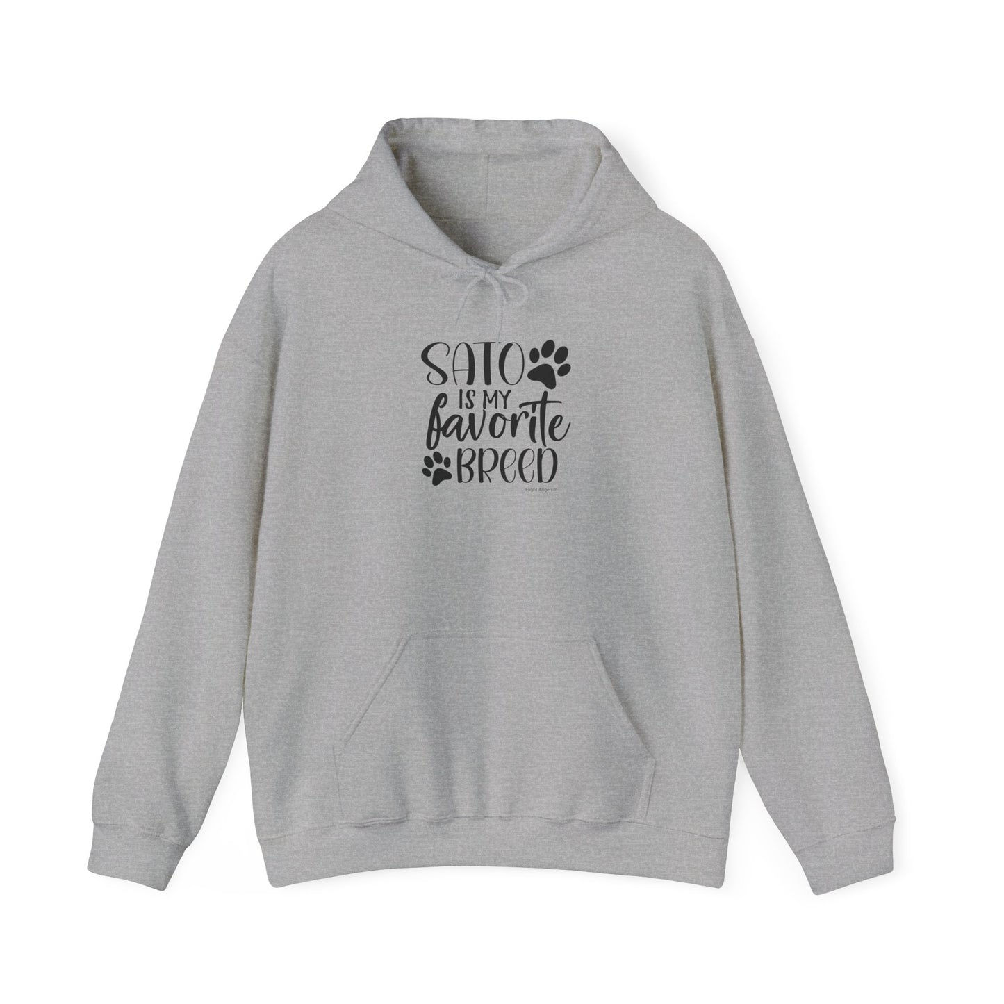 Sato is My Favorite Breed Unisex Hooded Sweatshirt - Flight Angels®
