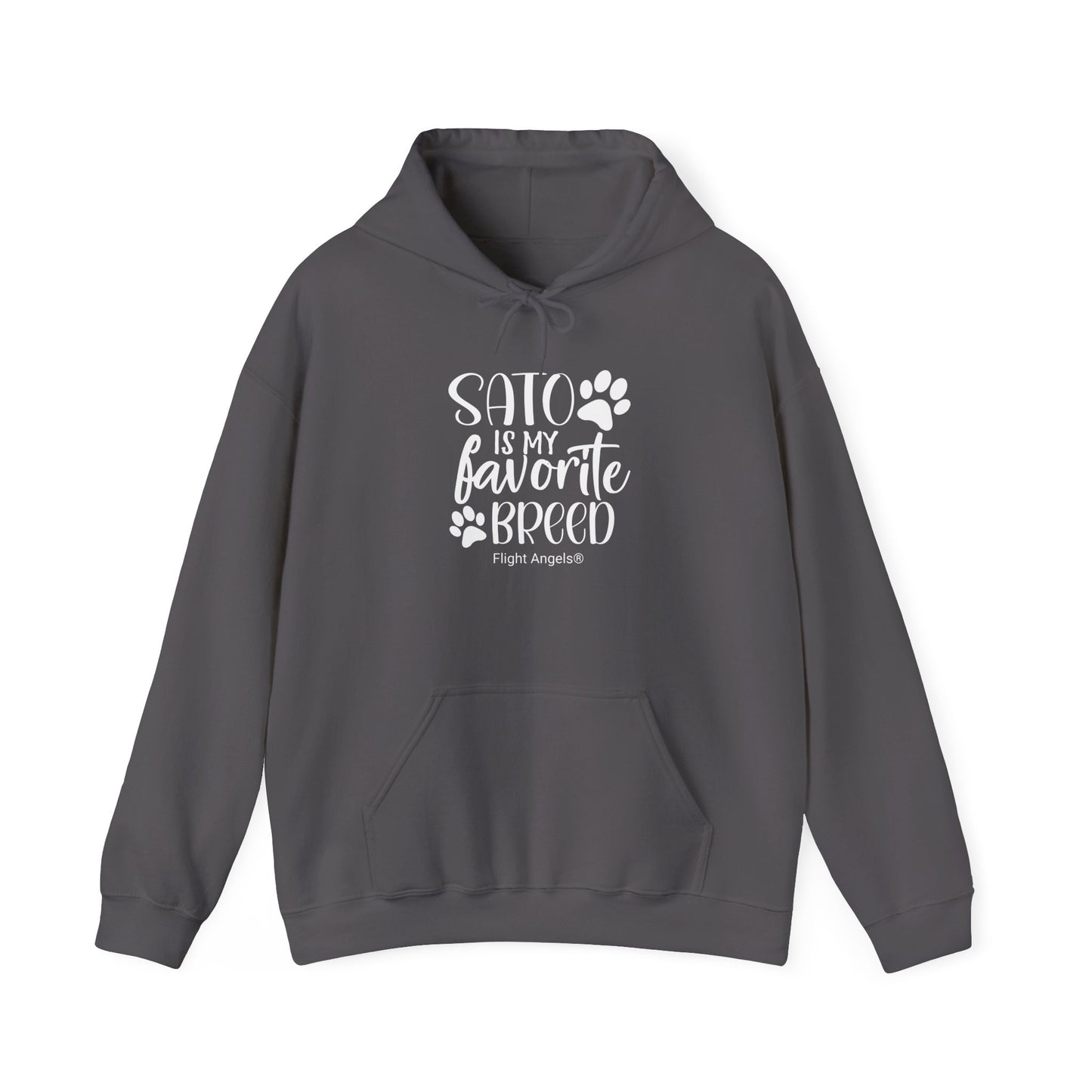Sato is My Favorite Breed Unisex Hooded Sweatshirt - Flight Angels®