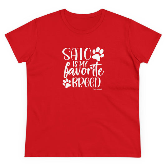 Sato is my favorite breed Women's Tee