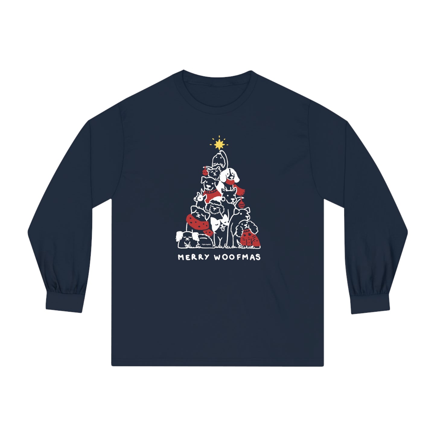 Merry Woofmas Unisex Long Sleeve Tee