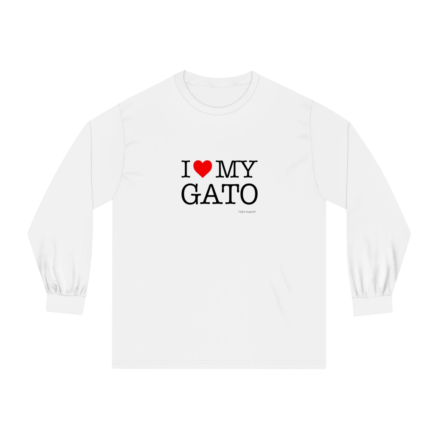 I Love My Gato Unisex Long Sleeve Tee
