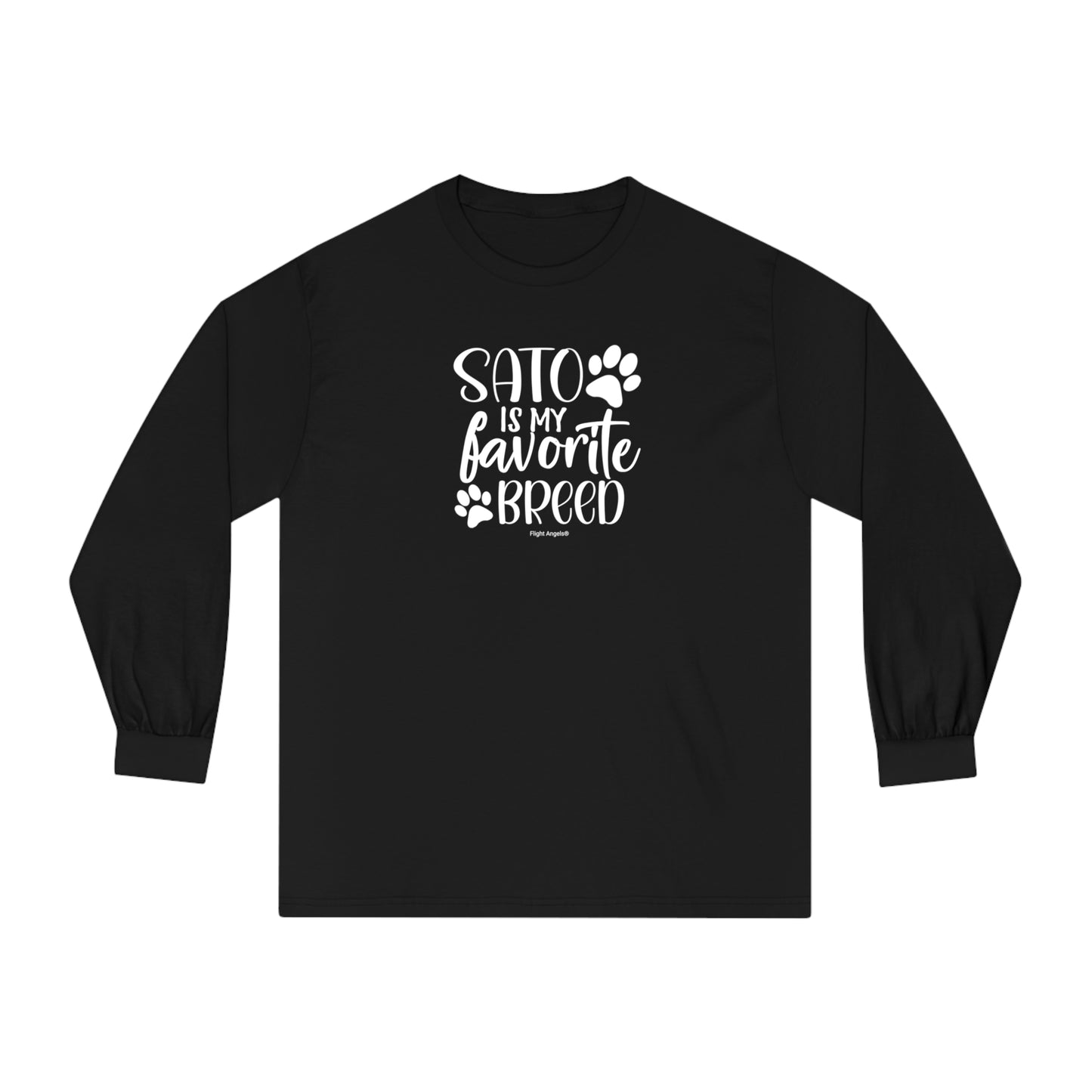 Sato is My Favorite Breed Unisex Long Sleeve Tee
